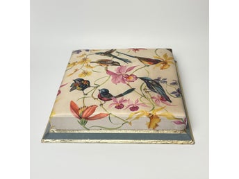 Trumpf Paradiso vintage pralindosa med fåglar – 1950/60-tal