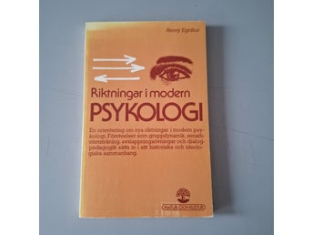 Riktningar i modern psykologi