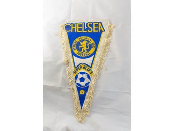 Chelsea Football Club Super Blues Vintage Vimpel Fotboll