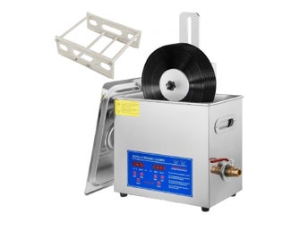 VEVOR Ultraljudstvätt för Vinylskivor – 6L – Komplett kit