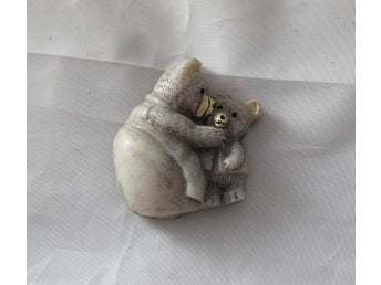 Kramande nallebjörnar - Kylskåpsmagnet - Vintage Magnet till Kylskåp Etc