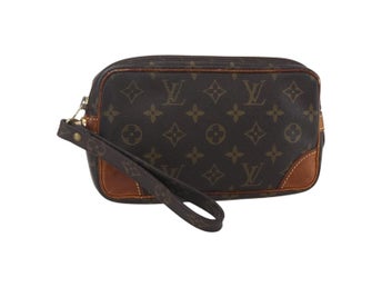 LOUIS VUITTON Monogram Marly Dragonne PM Clutch Väska M51827 LV Autentisk 148700