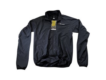 Nalini Arabba Road Jacka Herr Medium Svart Polyester Cykel Vindjacka