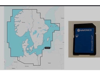 Navionics+ Large NAEU645L Södra Skandinavien norra Tyskl 2024 micro sd+Adapter