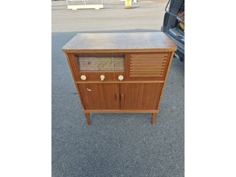 Philips Vintage radiomöbel med skivspelare