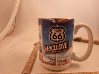 kaffe mugg route 66 bensinmack 66668