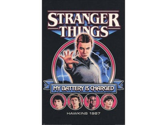 Poster - STRANGER THINGS 5 (MY BATTERY IS CHARGED)