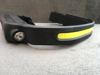 Superstark Pannlampa LED uppladdningsbar