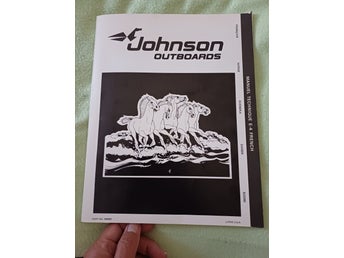 Instruktionsbok för 4 Hk Johnson Outboards: Owners/Operator's Manual E-4