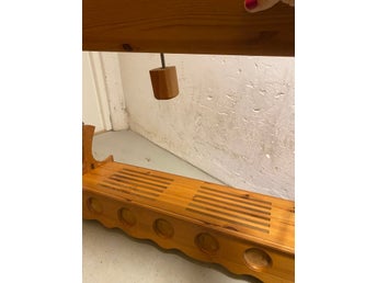 Stor taklampa köks lampa furu furuträ