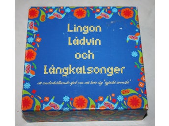 LINGON LÅDVIN OCH LÅNGKALSONGER Komplett sällskapsspel/familjespel/partyspel