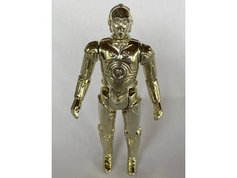 Vintage Star Wars C-3PO actionfigur, L.F.L. 1982, Hong Kong