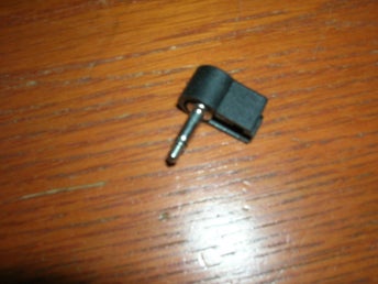 Mono plugg 2,5mm för lödning vinklade