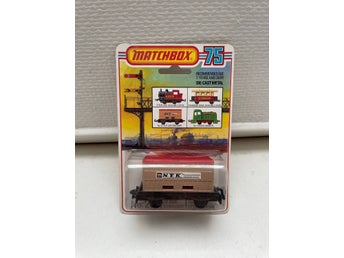Matchbox vintage oöppnad - Superfast 25 Flat Car & Container N.Y.K.
