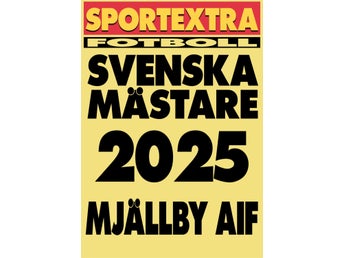 A3 Print - Mjällby AIF - Svenska mästare 2025!