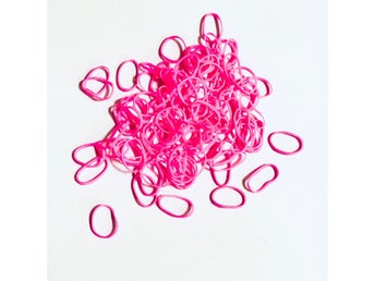 100st Gummiband / Hårsnoddar