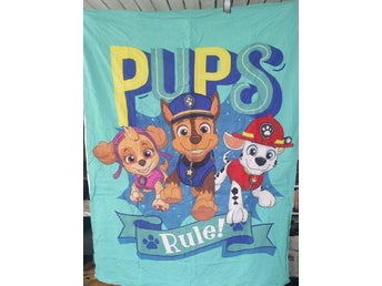 Paw Patrol Pups - Påslakan - Sängkläder - Barnprogram - Chase Marshall Rubble