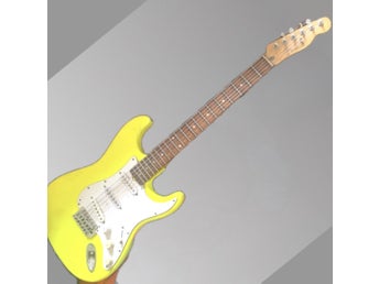 Fender stratocaster med telecasterhals
