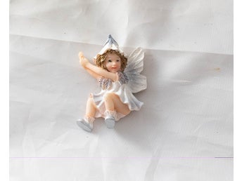 Ängel / Fe - Kylskåpsmagnet - Vintage Magnet till Kylskåp Etc