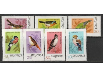 ALBANIEN 1974, Sjungande fåglar
