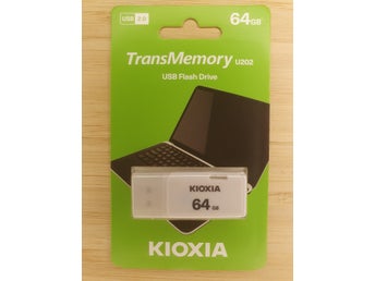 KIOXIA 64 GB TransMemory U202 USB 2.0 USB-minne Flash Drive