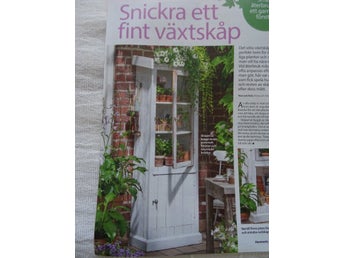 Beskrivning snickeri - växtskåp