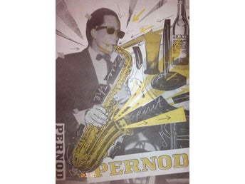 PERNOD, STOR TIDNINGSANNONS REKLAM AD 1986