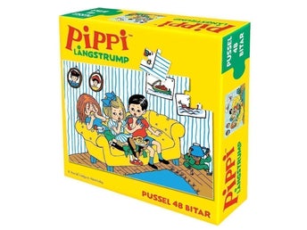 NYTT! PIPPI LÅNGSTRUMP minipussel 48 bitar
