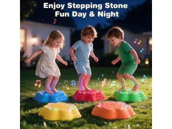 Balansstenar med Ljus och Musik, 5-pack