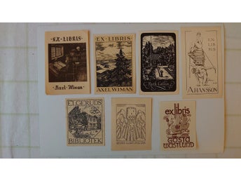 10 Ex Libris. Lot # 15.