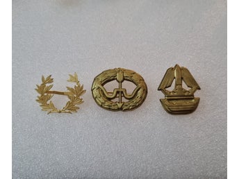 3st. finska militärmärke / Lagerkrans-bas märke
