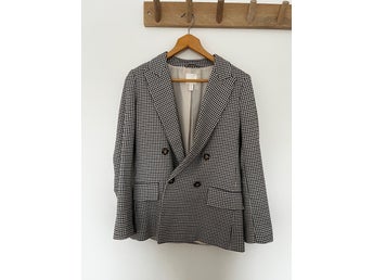 H&M oversize dubbelknäpptkavaj, storlek 36