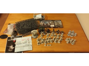 Warhammer 40K Space Marines Dark Angels samling