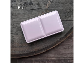 Pink | Tom Akvarellåda i Metall Med Flat Botten