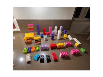 LEGO DUPLO Byggklossar, Blandade Färger och Former