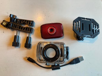 Actionkamera United Modell: ACA 1423 med USB kabel,bat.Manual.Ej minneskort.