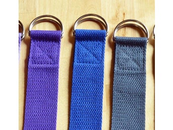 Yogaband 180 cm (blå), Yogabä , Yoga strap, Fitnessband