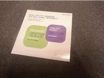 Tiscali internetaccess-CD. Bra skick