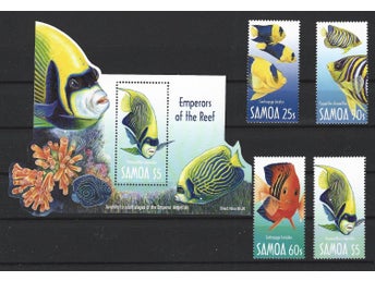 Samoa 2003 Fiskar 4v + block