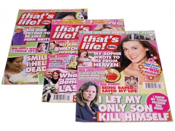 That's Life magazine-British magazine bundle-3 Magazines-2009-NEW-Weight 250g