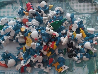 49 SMURFAR BLA FOTBOLL SMURF