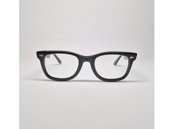 Vintage Binocle svarta Glasögonbågar-modell från Frankrike 80-tal