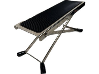 Guitar Footstol pedal fötstod Four Positions krom finish Foot Stand
