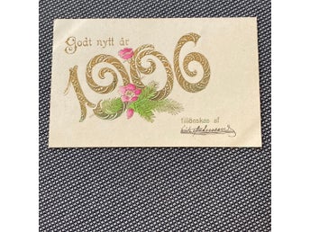 Vykort retro, Gott Nytt År 1906