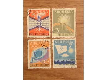 Albanien 1964, Tokyo-OS. Mich 823-26 stpl