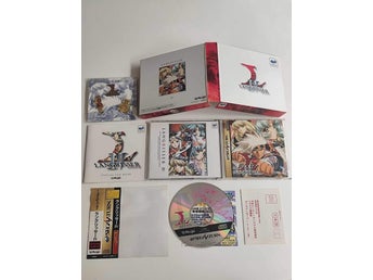 SEGA Saturn Langrisser IV 4 Megakomplett Japanskt