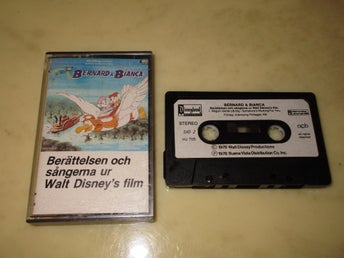 BERNARD & BIANCA 1978 WALT DISNEY KASSETT