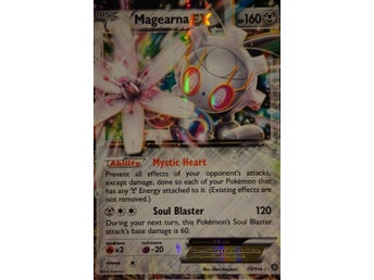 magearna ex pokemon card value V 128/195 - Silver Tempest done to each of your Pokemon that has any Metal Energy attached to it Magearna EX 75/114 | Köp