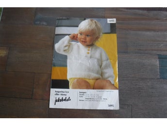 Stickmönster jumper 1/2 - 3 år
