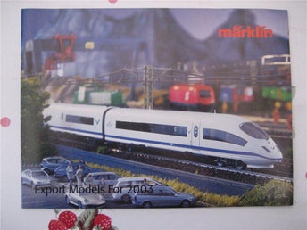 Märklin - Export Models for 2003 (Engelsk)